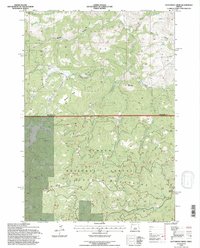 Dutchman Creek 1992 topographic map thumbnail
