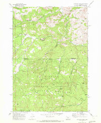 Dutchman Creek 1968 topographic map thumbnail