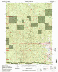 Dutchman Peak 1996 topographic map thumbnail