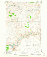 Eagle Butte 1962 topographic map thumbnail