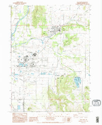 Eagle Point 1983 topographic map thumbnail