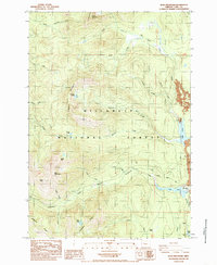 Echo Mountain 1984 topographic map thumbnail