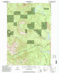 Echo Mountain 1994 topographic map thumbnail