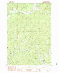 Eddyville 1984 topographic map thumbnail