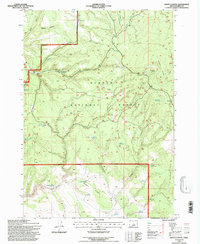 Egypt Canyon 1992 topographic map thumbnail