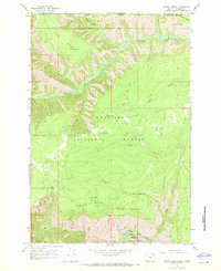 Elbow Creek 1967 topographic map thumbnail