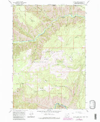 Elbow Creek 1967 topographic map thumbnail