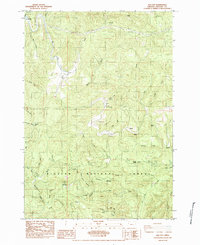 Elk City 1984 topographic map thumbnail