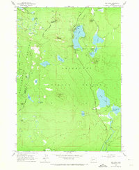 Elk Lake 1963 topographic map thumbnail