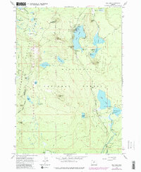 Elk Lake 1963 topographic map thumbnail