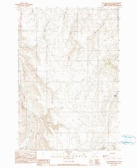 Elk Mountain SE 1990 topographic map thumbnail