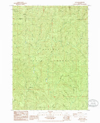 Elk Peak 1985 topographic map thumbnail