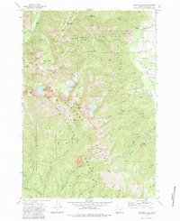 Elkhorn Peak 1972 topographic map thumbnail