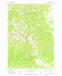 Elkhorn Peak 1972 topographic map thumbnail