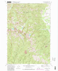 Elkhorn Peak 1972 topographic map thumbnail