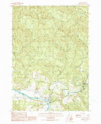 Elkton 1990 topographic map thumbnail