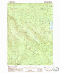 Emigrant Butte 1986 topographic map thumbnail