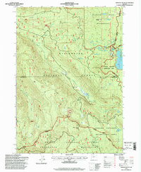 Emigrant Butte 1997 topographic map thumbnail