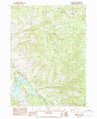 Emigrant Lake 1983 topographic map thumbnail