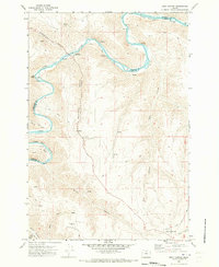 Esau Canyon 1970 topographic map thumbnail