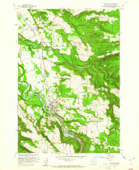 Estacada 1961 topographic map thumbnail