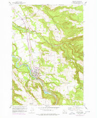 Estacada 1960 topographic map preview