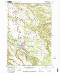 Estacada 1961 topographic map preview