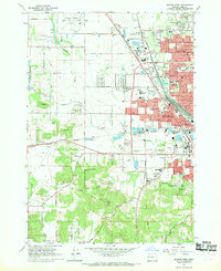 Eugene West 1967 topographic map thumbnail
