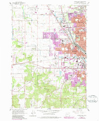 Eugene West 1967 topographic map thumbnail