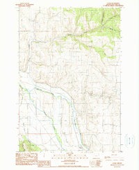 Evans 1990 topographic map thumbnail