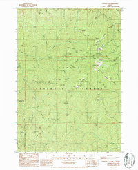 Fairview Peak 1986 topographic map thumbnail