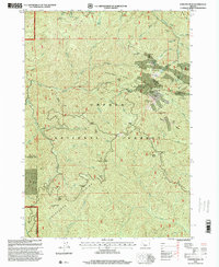 Fairview Peak 1997 topographic map thumbnail