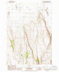 Fandango Canyon 1986 topographic map thumbnail