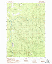 Fernwood 1986 topographic map thumbnail