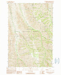 Fingerboard Saddle 1990 topographic map thumbnail