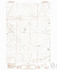 Fire Lake 1985 topographic map thumbnail