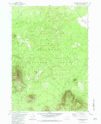 Firestone Butte 1982 topographic map thumbnail