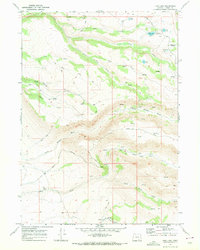 Fish Lake 1968 topographic map thumbnail