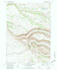 Fish Lake 1968 topographic map thumbnail