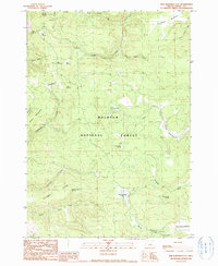 Five Hundred Flat 1990 topographic map thumbnail