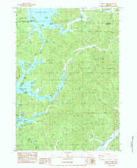 Fivemile Creek 1984 topographic map thumbnail