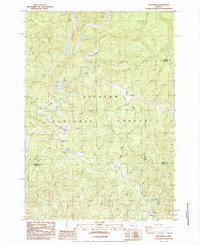 Five Rivers 1984 topographic map thumbnail