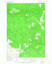 Flagstaff Butte 1965 topographic map thumbnail