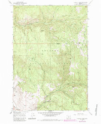 Flagstaff Butte 1965 topographic map thumbnail