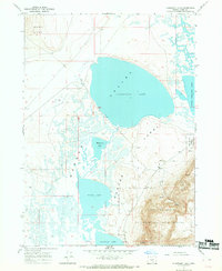 Flagstaff Lake 1967 topographic map preview
