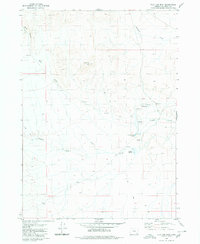 Flat Top Mtn topographic map thumbnail