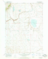 Flook Lake 1967 topographic map thumbnail