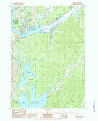 Florence 1984 topographic map thumbnail