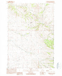 Flowers Gulch 1990 topographic map thumbnail