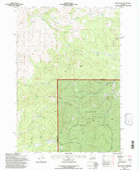 Foley Butte 1992 topographic map thumbnail